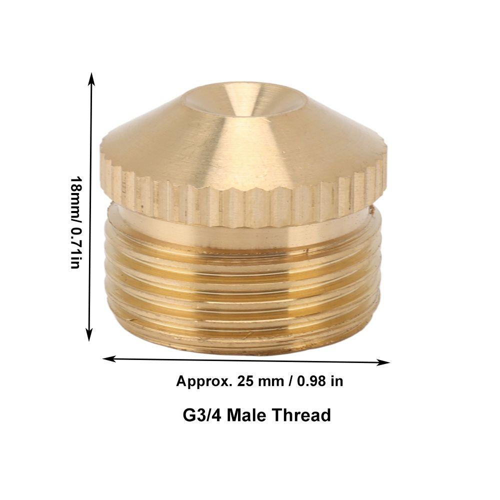 5PCS Fine Mist Fogging Sprinkler Head Brass Garden Cooling System Nozzles  Factory Site Cooling