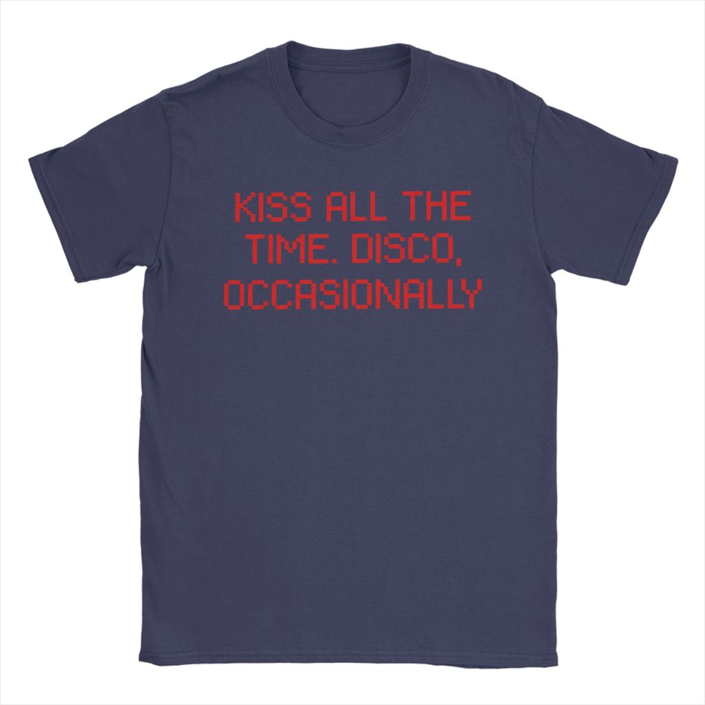 Unisex Unisex Harrys Kiss All The Time Album T Shirts Styles Pure Cotton Tops Vintage Short Sleeve Crewneck Tees Plus Size Tshirt