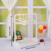 Handicrafts Doll Clothing and Shoe Storage Rack Set 1 Display Cabinet+6 Hooks Doll Collector Rotating Storage Rack