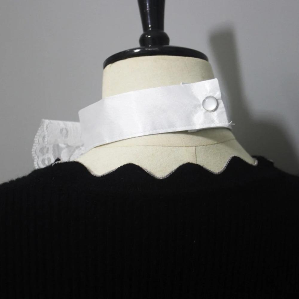 Detachable Elizabethan Neck Ruff Elegant Ruffled Collar Renaissance Collar  Historical Reenactment