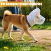 Nätmask för Hund Skydd mot Myggbett Förhindrar Bitande och Ätande Valpskydd Andningsbar Vindtät