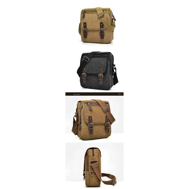 2024 New Men's Bag High Quality Retro Canvas Shoulder Bags Husband Fashion Crossbody Bag Designer Handbag Messenger Bag