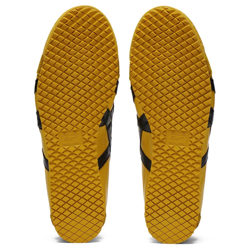 Onitsuka Tiger Mexico 66 Comfortable Soft Non-Slip Wear-Resistant Low-Top Casual Shoes Unisex sneaker Yellow Black 1183C319-750