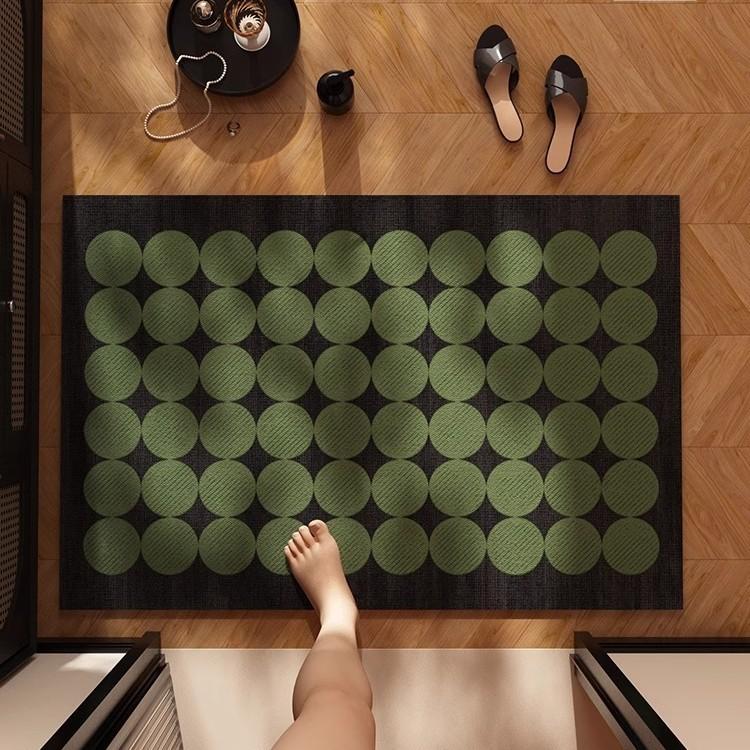 High-end Retro Printed Carpet Diatomaceous Earth Mat Bathroom Mat Water Absorbent Quick-drying Non-slip Mat