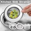 Universal Sink Drain Filter – Stainless Steel Mesh Catcher for Kitchen & Bathroom,Catches Hair,Food Scraps,Debris, Reusable,Easy To Clean, Anti-Clog