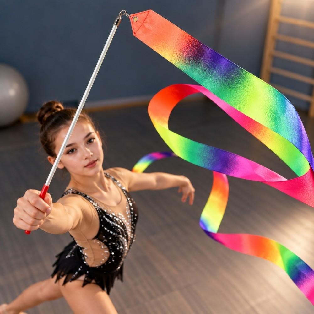 2M/4M/6M Twirling Dance Ribbons Sparkling Performance Props for Dance Accessories/for Art Dances