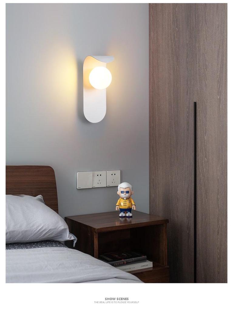Grand View Modern Minimalist Wall Lamp for Bedroom, Living Room, or Corridor