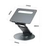 360° Rotating Height-Adjustable Foldable Laptop Cooling Stand