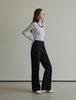 THEELO D-Ring Strap Slacks (Black)