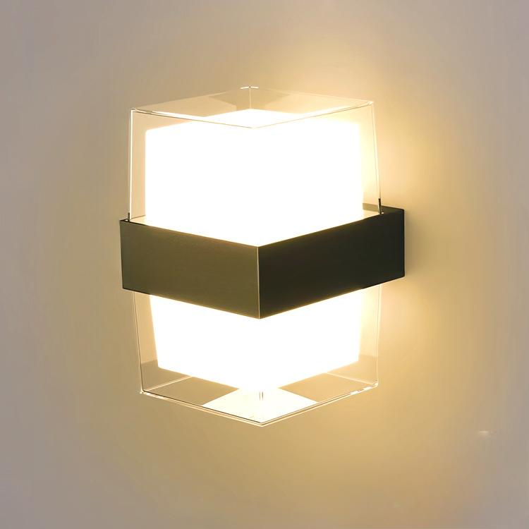 1PC Modern LED Wall Lamp Square Indoor Living Room Bedroom Corridor Aisle Sofa Background Wall Wall Lamp