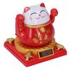 Lucky Cat Waving Arm Solar Powered Light Induction Wealth Welcoming Fortune Cat Decoration for Home