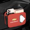 Auto-Taschentücherbox-Halter Leder Auto-Türseite Armlehne Serviettenbox Rücksitz-Tasche Für Chevrolet Spark Captiva Cruze Tracker Epica Z71
