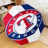 Baseball Rangers Map Umbrella Folding Umbrella, Automatic Umbrella 8-Frame for Travel, Camping Use Gift for Halloween Christmas