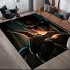 Retro Batman Anti-Slip Rug, Rectangular Carpet for Vintage Style Home Decor