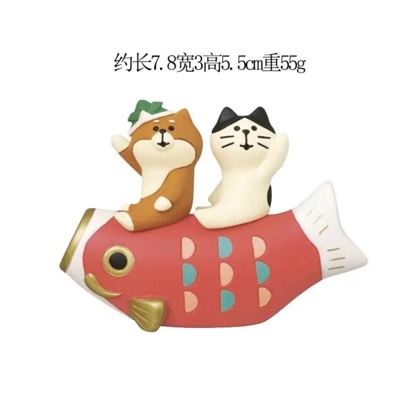 Lucky Cat Ornament Store Office Opening Feng Shui Ornament Home Furnishing Car Center Console Decoration Figure Crafts