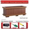 Outdoor Treated Wood Planter Box