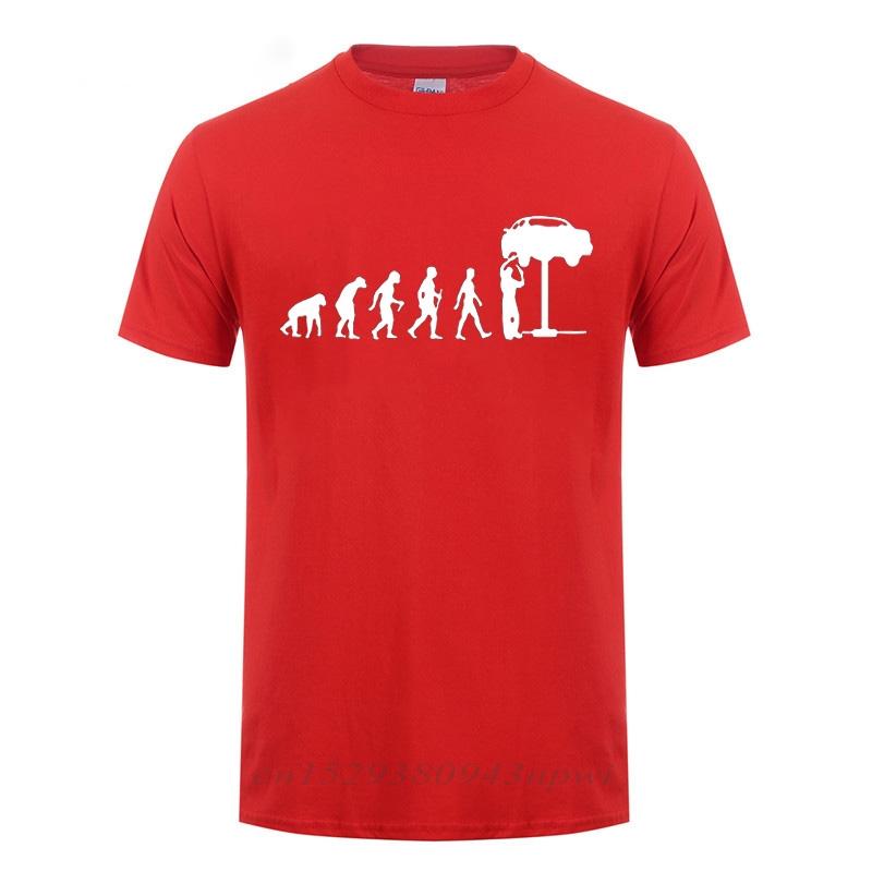 Evolution Auto Mechaniker Mechanic Car T Shirt Funny Birthday Gifts Men Husband Dad Father Brother Guys Friend Summer Tshirt S
