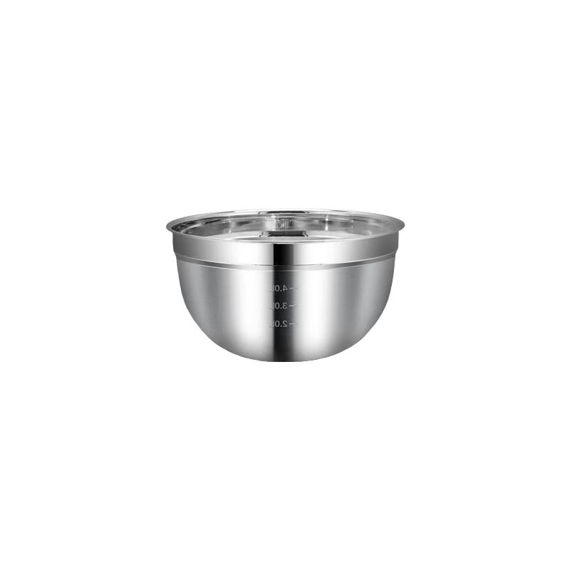 Shèngjiā 304 Stainless Steel Mixing Bowl with Measuring Marks