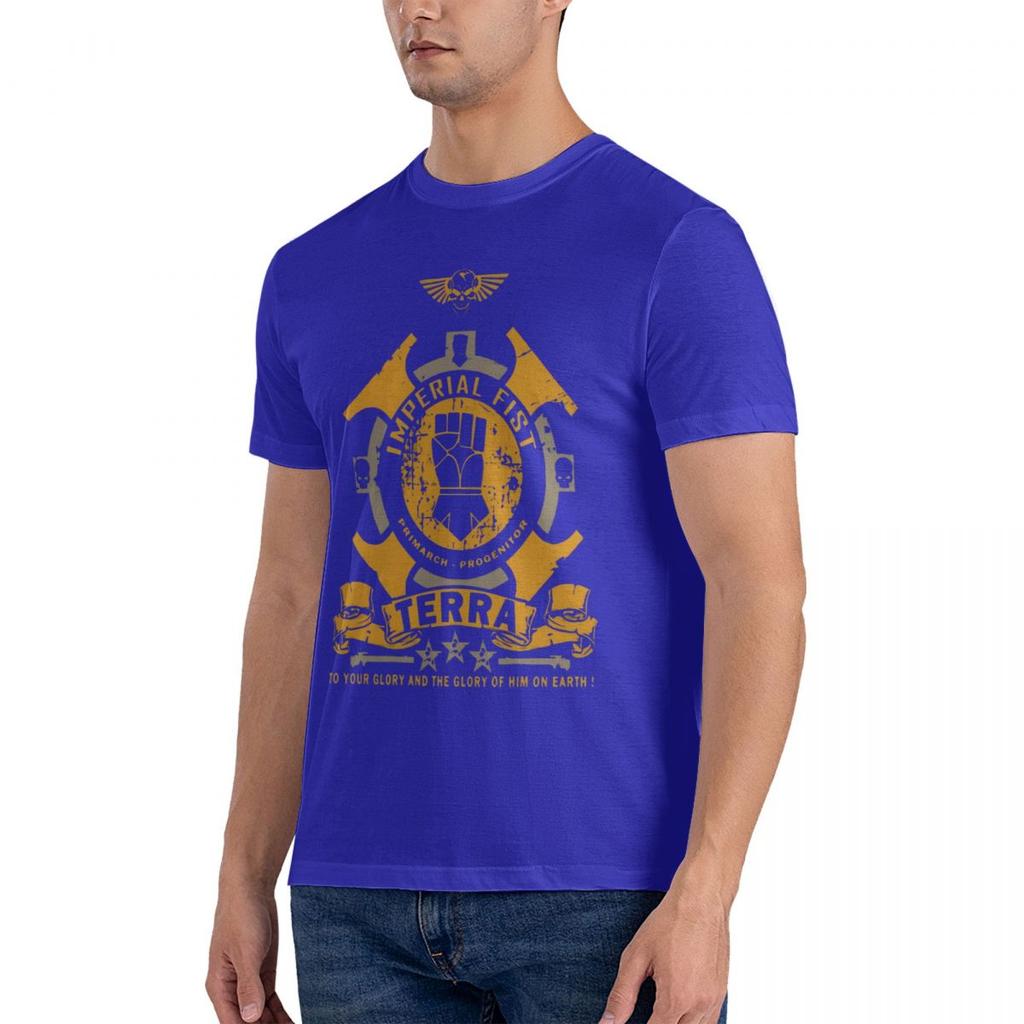 Imperial Fist Terra T Shirt Design Short Sleeve 3xl Outfit Famous Humor Summer Style Unique T Shirt Men Fashion Casual Aesthetic