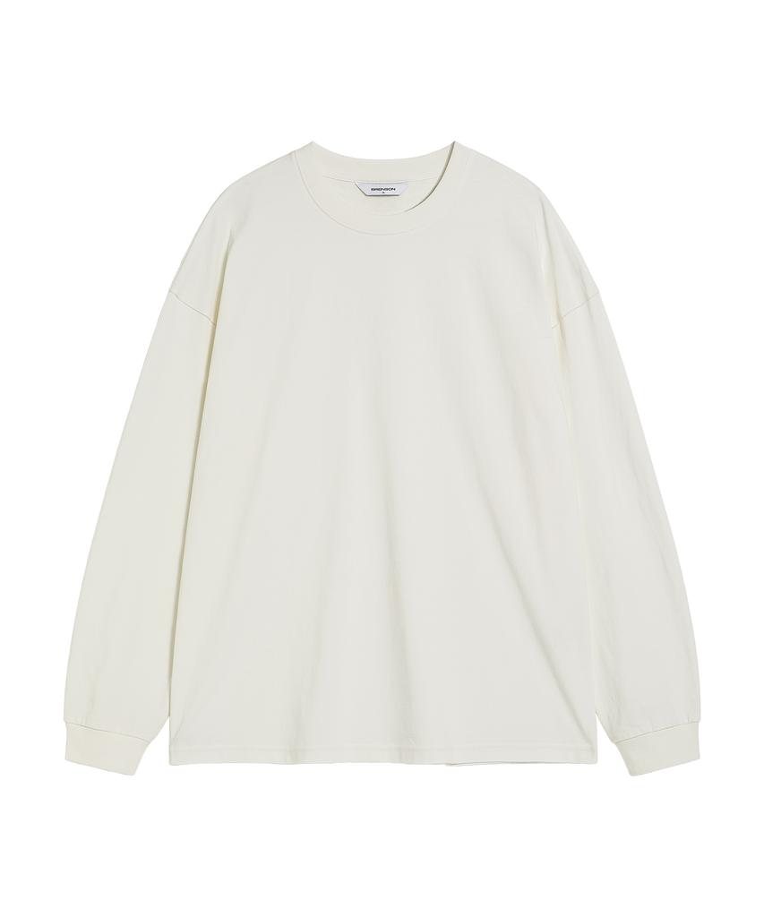 BRENSON (Renew Ver.) Oversized Ribbed Long Sleeve T-Shirt ( 5 Colors )