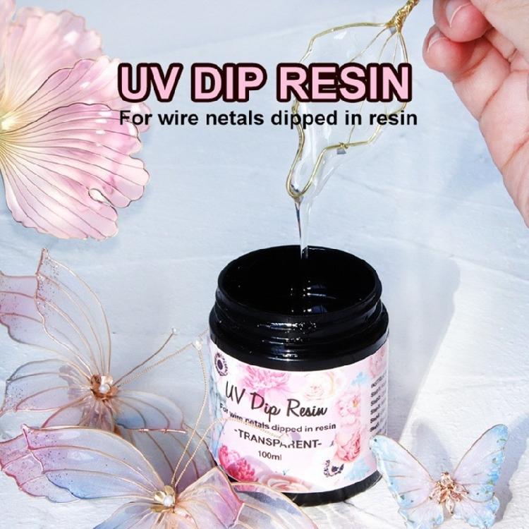 Versatile UV Resin for Artistic Creations Quick Drying Adhesive for DIY Projects