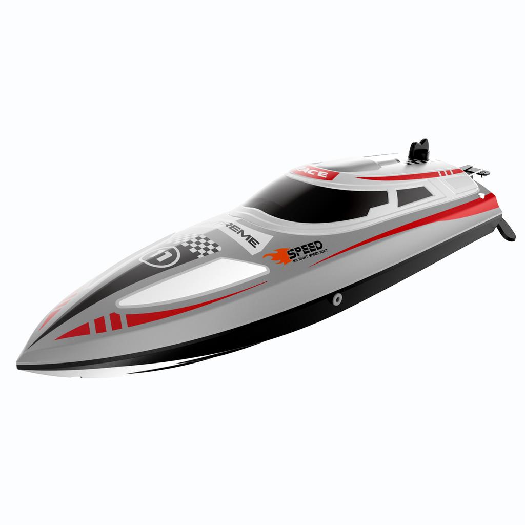 V003 remote control boat 2.4GR boat remote control speedboat water skiing 30km/h dual motor power children's toy boat gift