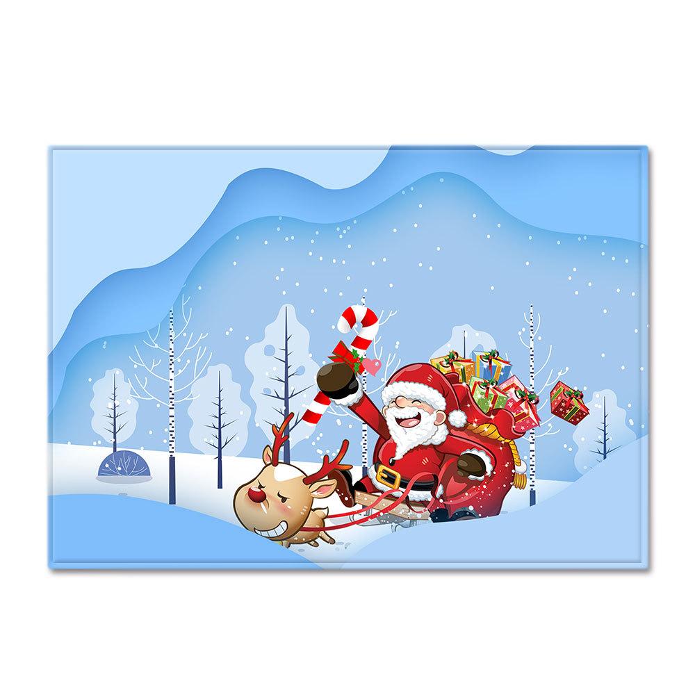 Christmas Living Room Floor Mat Bedroom Dining Room Carpet Carpet Doormat