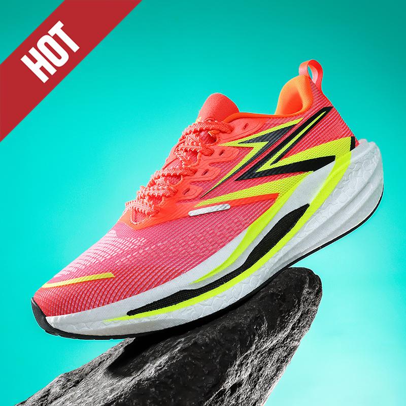 Laufschuhe Freizeit Carbonplatte Marathon Herren Sport Atmungsaktiv Leicht Damen Bequem Athletisch Rutschfest Sneaker Rennen