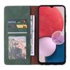 Suitable for S22 Mobile Phone Leather Case A03S Matte Suction Card Wallet Holder Protective Case S21FE Solid Color Case