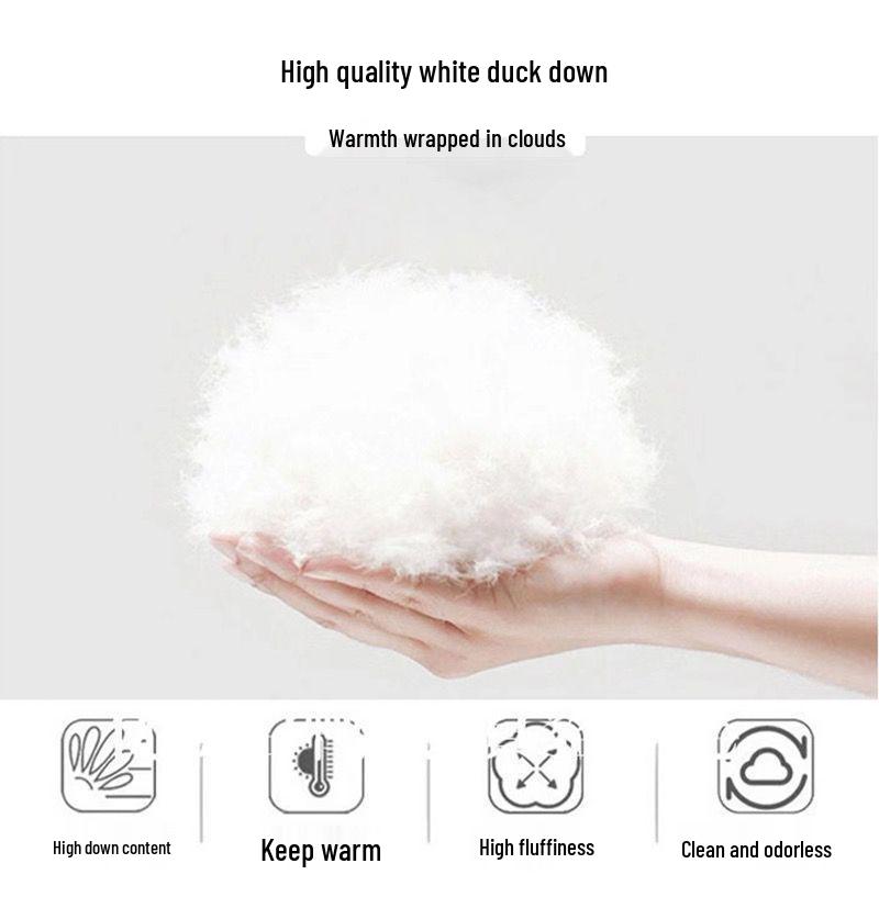 Women's High-Waist Fleece-Lined Warm Down Pants - Lightweight, Straight Leg, Perfect for Middle-Aged & Elderly Moms, Small Size (New).