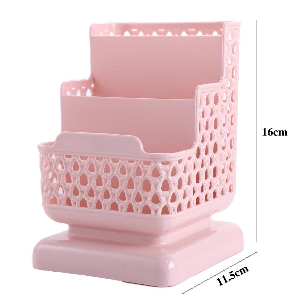 Standing Pen Bracket Stationery Organizer Desktop Storage Box Pen Holders Make up Brush Holder