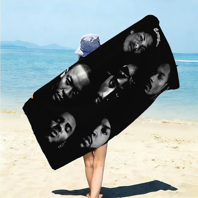 1Pc Eminem'S Urban Style Beach Towel Microfiber Beach Towel Thin Absorbent For Beach Swimming Yoga Bath Sports 091795