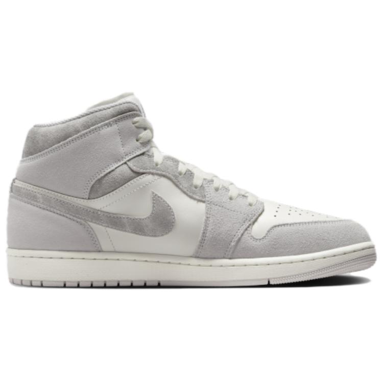 Air Jordan 1 Mid SE Neutral Grey Sail Men Sneakers Smoke-Grey FQ7720-002