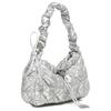 New CARLYN PU Handbag, Shoulder Bag Women's Silver H74111010S