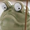 Light Green Ceramics Frogs Miniature Statue Incenses Stick Holder Funny Animal Incenses Burners Tabletop Decors Gift