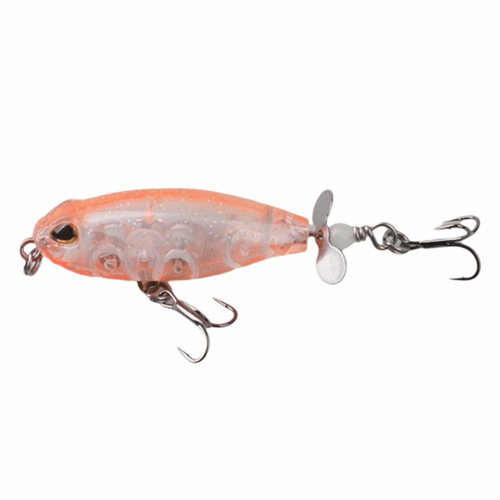 5g Weight Surface Propeller Pencil Bait Wobbles Action Artificial Fishing Lure Topwater Fishing 5g-2#