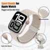 Braided Solo Loop Strap For Apple Watch band 44mm 45mm 46mm 40mm 41mm 42mm 49mm Bracelet iWatch Series Ultra 2 10 9 SE 8 7 6 5 4