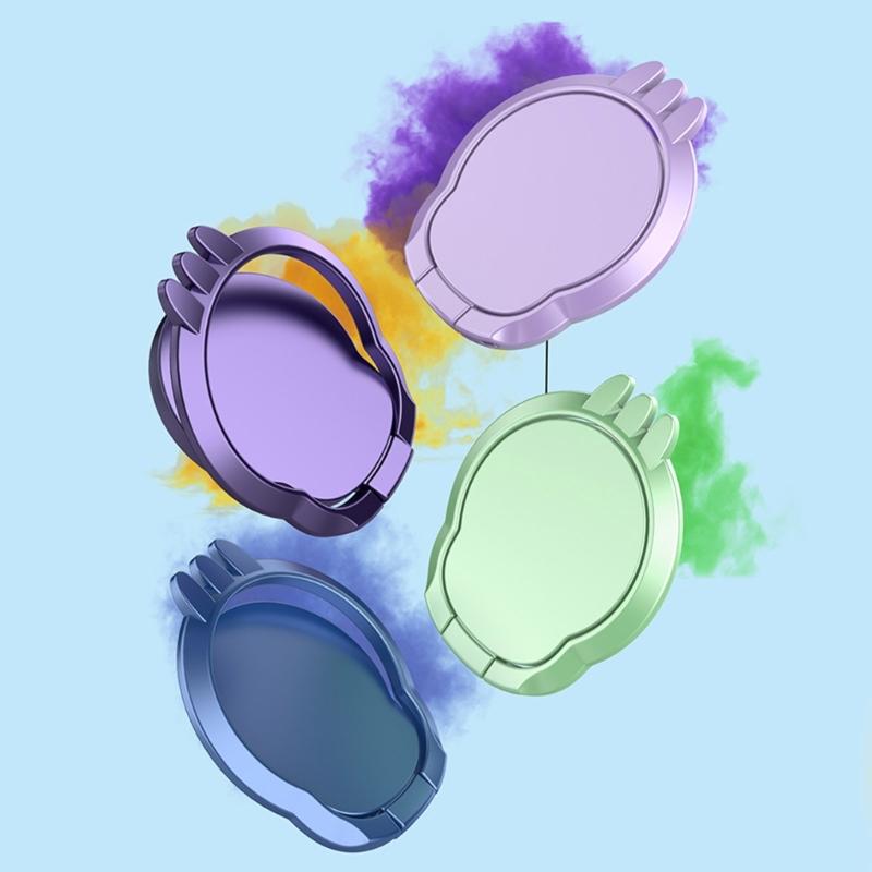 Uchwyt pierścieniowy na telefon, Stojak pierścieniowy na palec : Uniwersalny uchwyt na telefon komórkowy ze stojakiem, pasujący do większości telefonów komórkowych