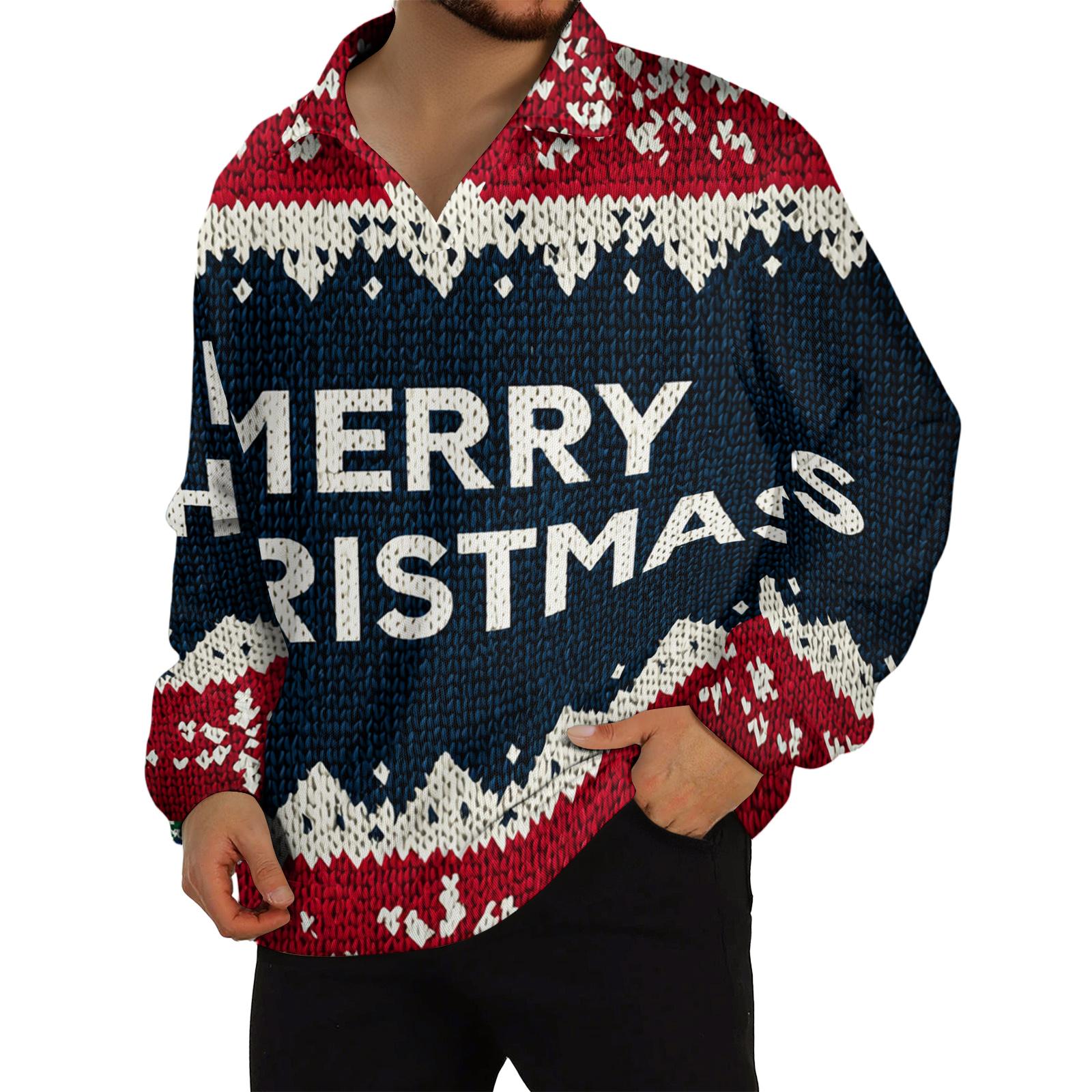 

Мужской повседневный трикотажный базовый топ с длинным рукавом и воротником XXXL