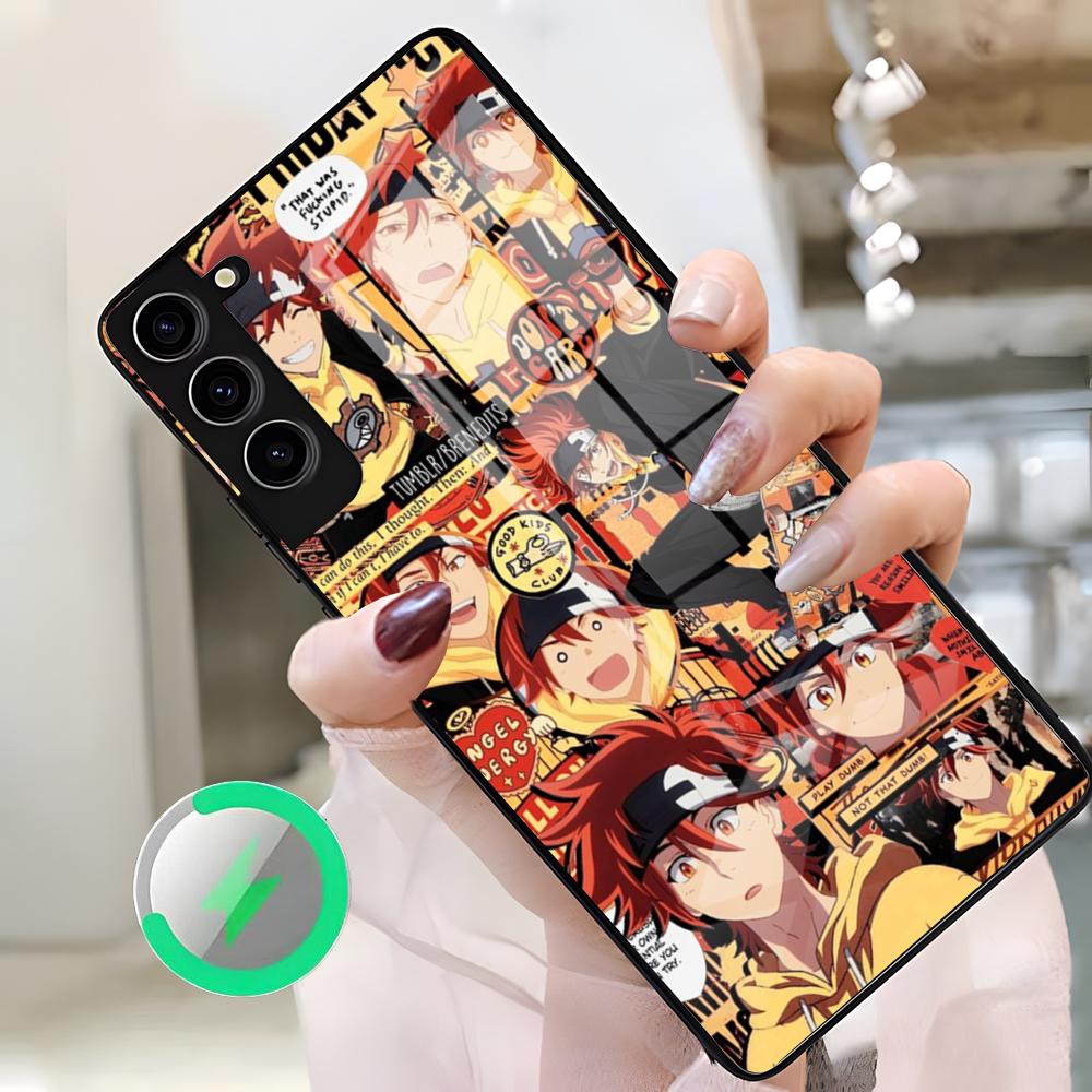 Anime Cool Boy S-Sk8 The Infinity Phone Case For Samsung S26 Ultra S25 Edge S23 S22 S21 S20 Ultra Plus S24 Fe A25 Magnetic Glass