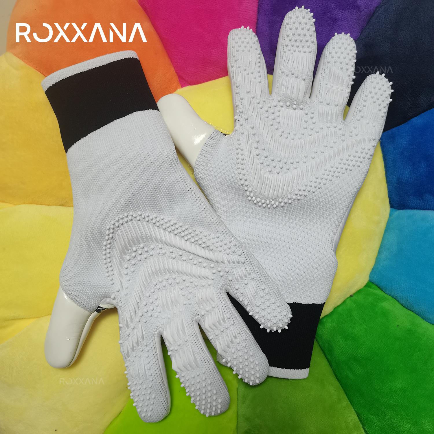

Футбольные вратарские перчатки ROXXANA с нескользящей латексной рукояткой, износостойкой утолщенной ладонью, для подростков и взрослых, размеры 6–10, профессиональные тренировочные матчи. 10