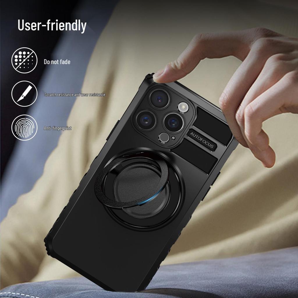 Magnetic Rotating Stand Case for iPhone 14P/15 Pro Max/16