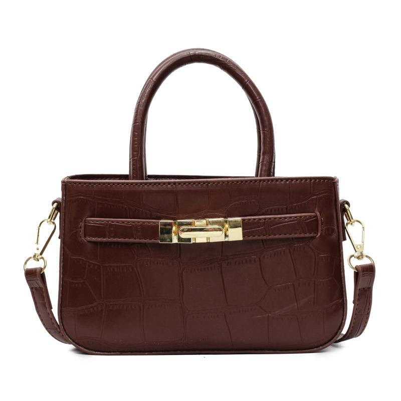 Handbag Women's New Fashion Solid Color Shoulder Messenger Bag