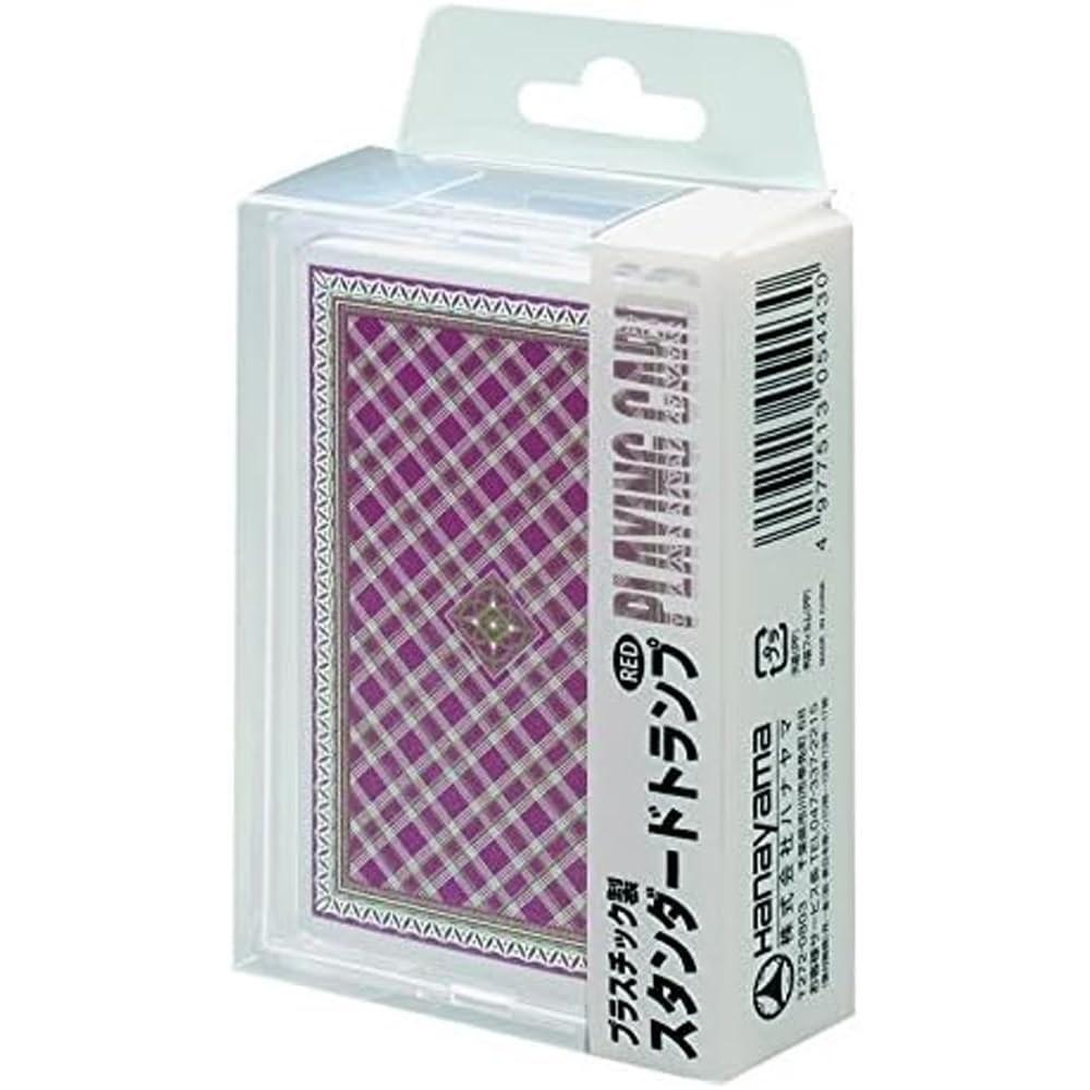 Hanayama Standard Playing Cards RED Bridge Size Plastic Age 6+