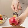 Stainless Steel Fruit Corer Tool Adjustable Bell Pepper Pitter, Kitchen Nuclear Remover for Dates Tomato Potato Pear Grapes