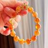 10Mm Autumn And Winter Maillard Style High Quality Natural Citrine Bracelet Bracelet.