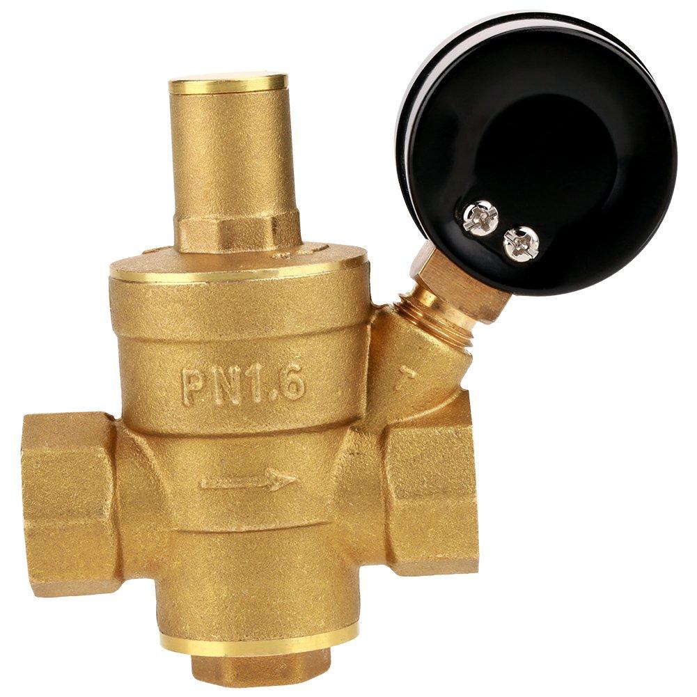Adjustable DN15 Brass Pressure Regulator, Reducer, Water Pressure Regulator