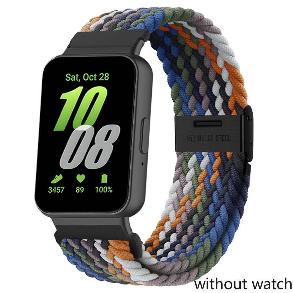 Braided Bands for Samsung Galaxy Fit 3 Sports Strap Adjustable Replacement Correa Nylon Bracelet for Samsung Galaxy Fit3 Band