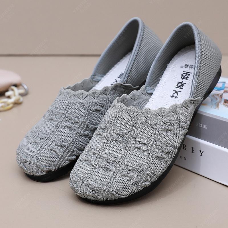 Fashion women's shoes summer 2025 Korean-style women's breathable mesh shoes with soft soles and soft uppers, suitable for mothers.