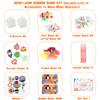 Creative Colorful Loom Bands Set Rainbow Bracelet Making Kit DIY Rubber Band Woven Bracelets Craft Toys For Girls Birthday Gifts